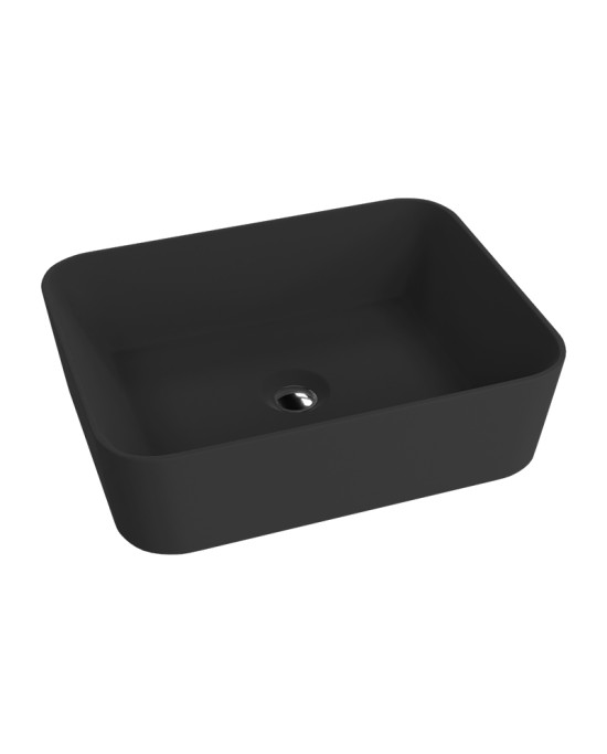 Counter-top basin Alegranza Black