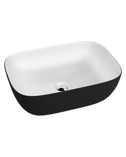 Накладний умивальник Costa White/Black