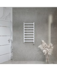 Radiateur de salle de bains avec élément chauffant Lungo White 1320 blanc