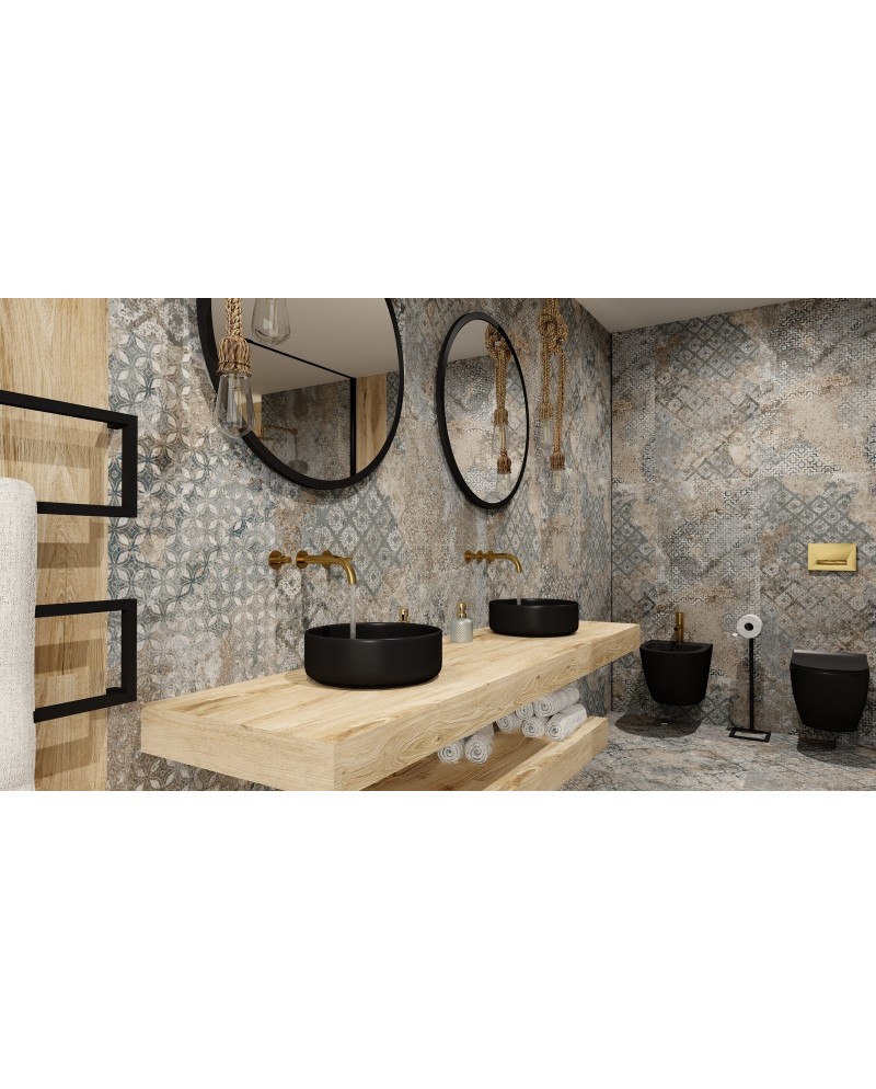 Aufsatzwaschbecken Merida Black