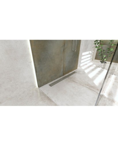 Rigolă liniară Plate steel Chrome 800