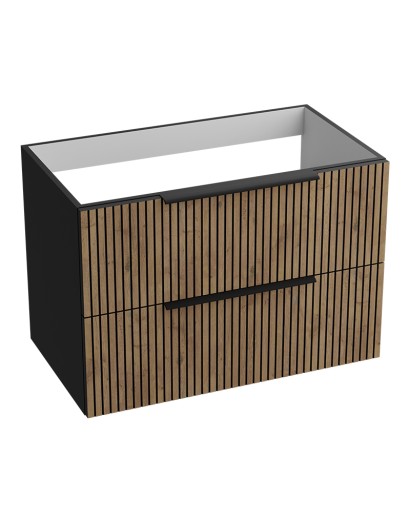Oklahoma Wood Black 800 viseći ormarić