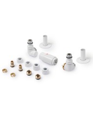 Triaxial valve Vision set right White