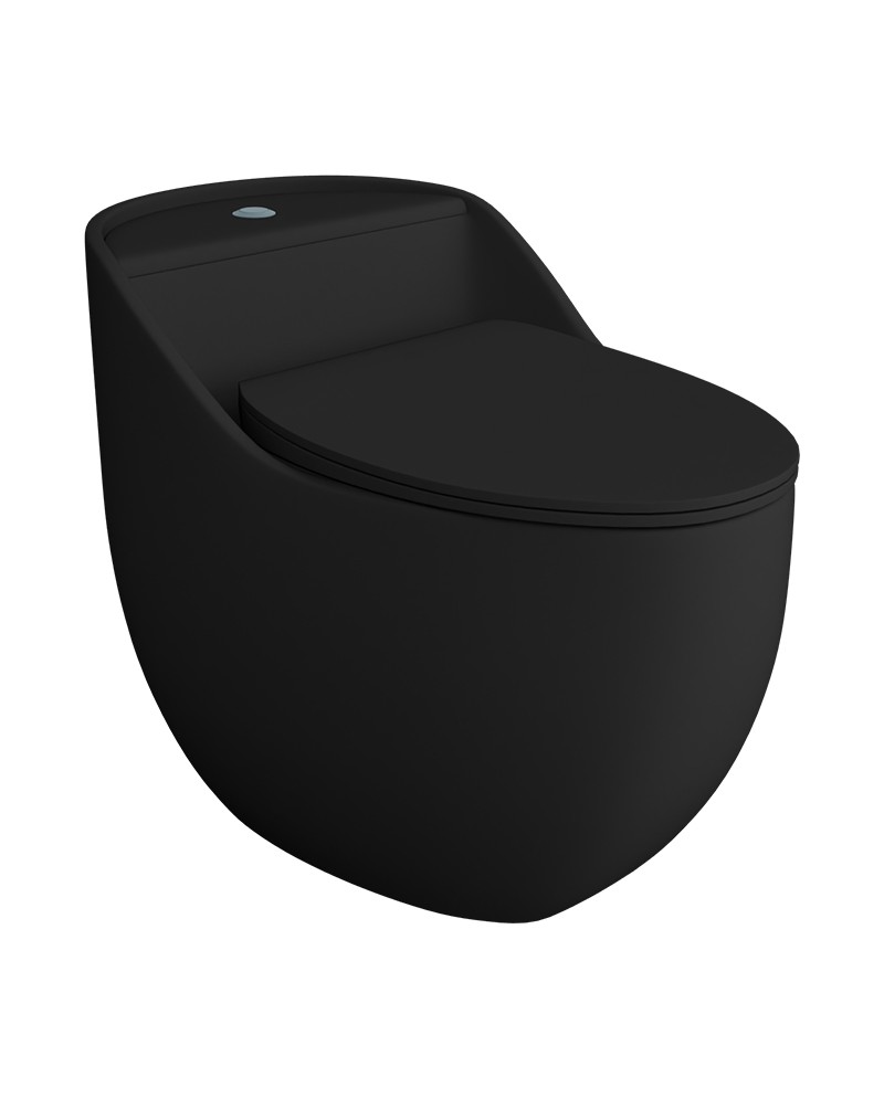 Toilette compacte SILIA RIM Black