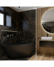 Freestanding bathtub Pietra 1500 Black Mat