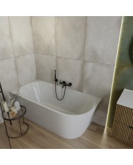 Freestanding wall corner bathtub Caldera 1600 Right