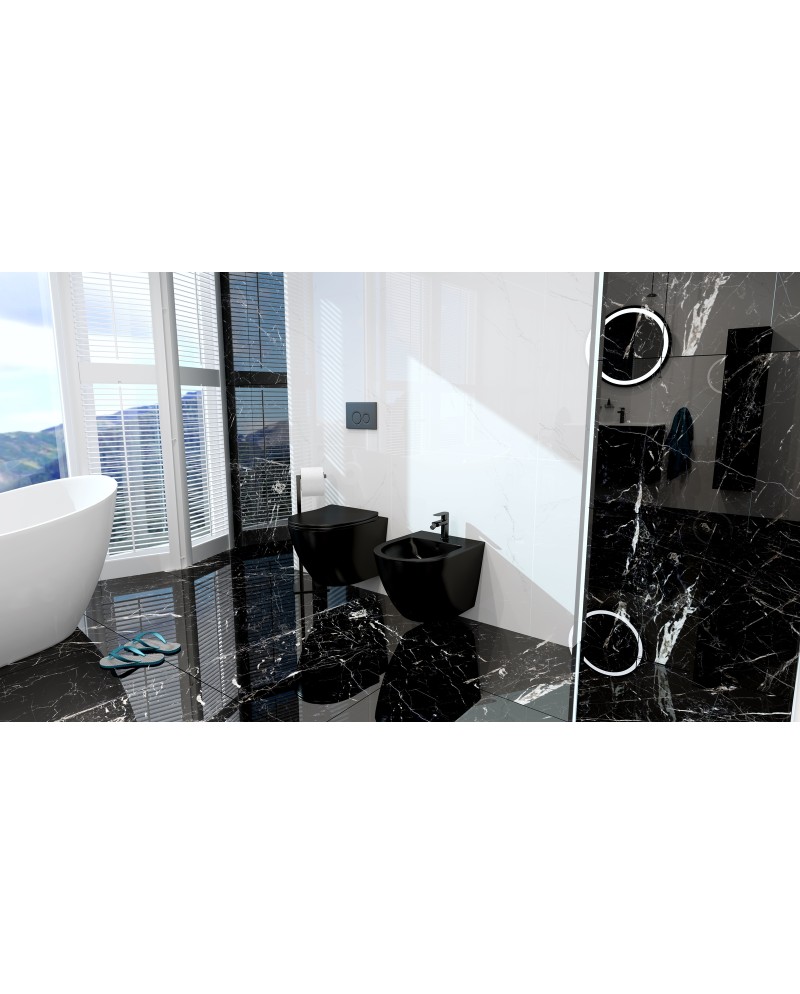 Bidet suspendu Sinto Black