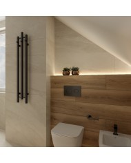 Koupelnový radiátor Calentador Black 1200