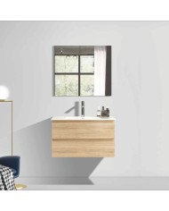 Bathroom cabinet (wall-hung) Salem Wood 80