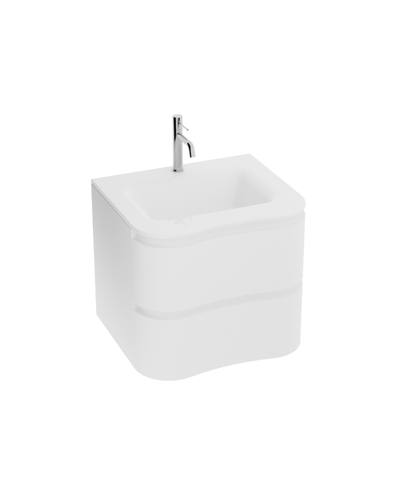Meuble avec lavabo Ontario White 600