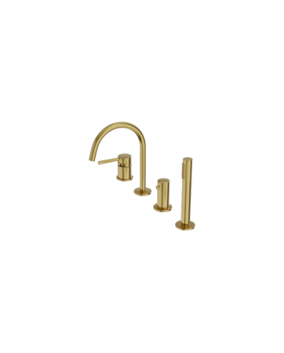 Змішувач для ванни 4- otworowa Orion Brushed Gold