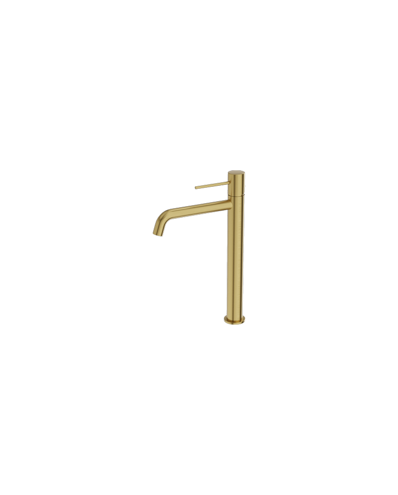 Bateria umywalkowa wysoka Orion Brushed Gold, kolor złoto szczotkowane – zdjęcie produktu