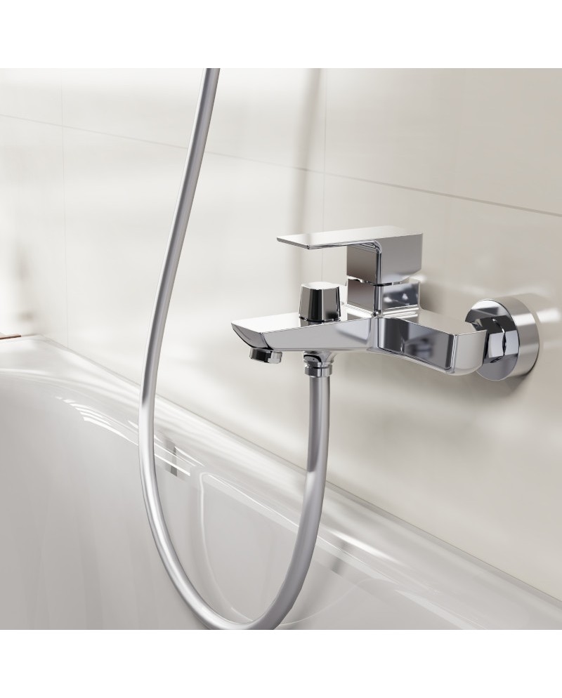 Kád-zuhany csaptelep Aquila Chrome