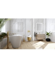 Sofi Slim Gold/White seinale riputatav WC pott