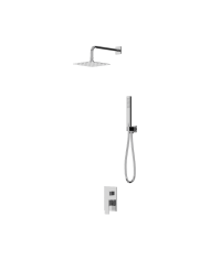 Прихований душовий комплект з верхнім душем Aquila Chrome
