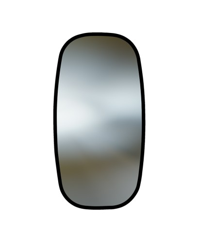 Nereida Μαύρος καθρέφτης 45x90