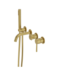 Vanová podomítková 4otvorová baterie Orion Brushed Gold