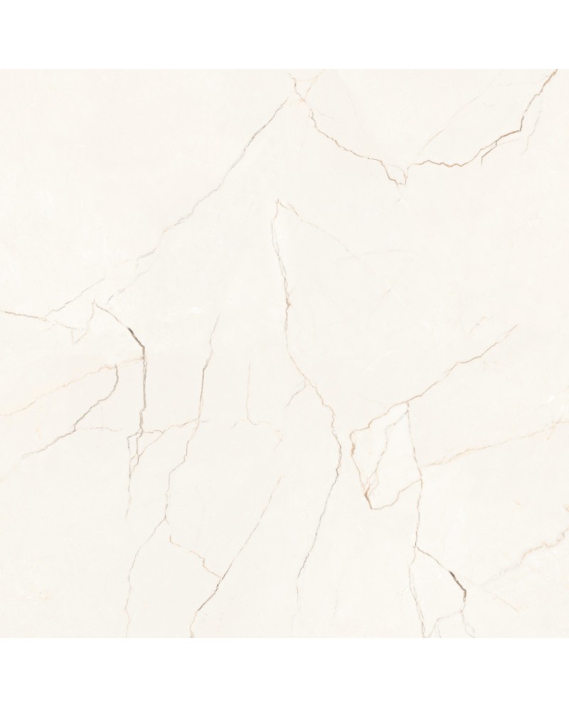 Glasiertes Steinzeug Caliza Crema matt/geschnitzt 120x120 Grad 1