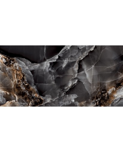 Глазурований керамограніт HG Dazzle Onyx Black глянець 60x120 Gat.1