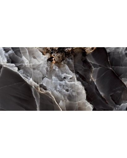 Глазурований керамограніт HG Dazzle Onyx Black глянець 60x120 Gat.1