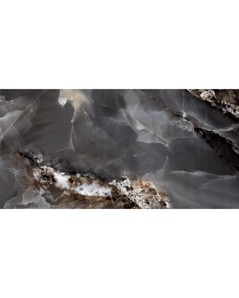 Глазурований керамограніт HG Dazzle Onyx Black глянець 60x120 Gat.1