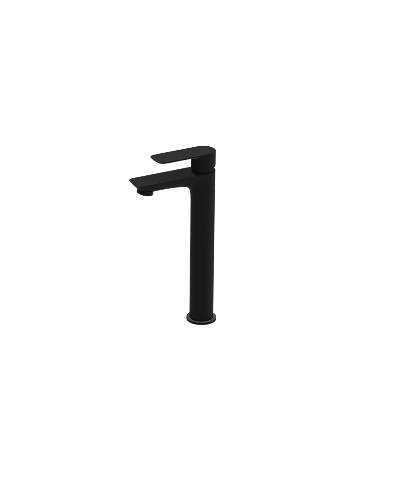 Vysoká umyvadlová baterie Spark Matt Black