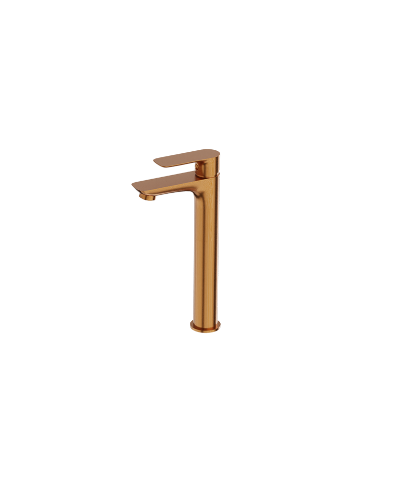 Ψηλή βρύση νιπτήρα Spark Brushed Copper