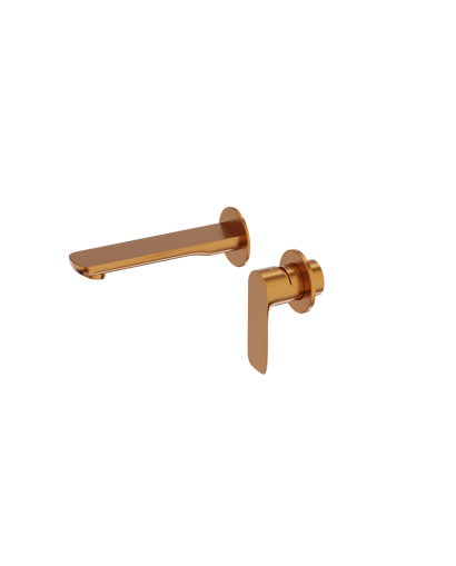 Robinet de lavabo pour installation encastrée Spark Brushed Copper