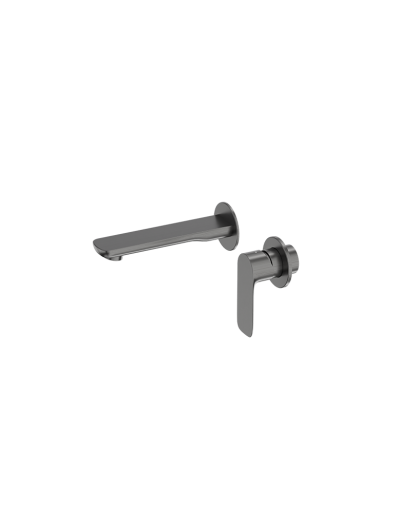 Смеситель для раковины скрытого монтажа Spark Gunmetal