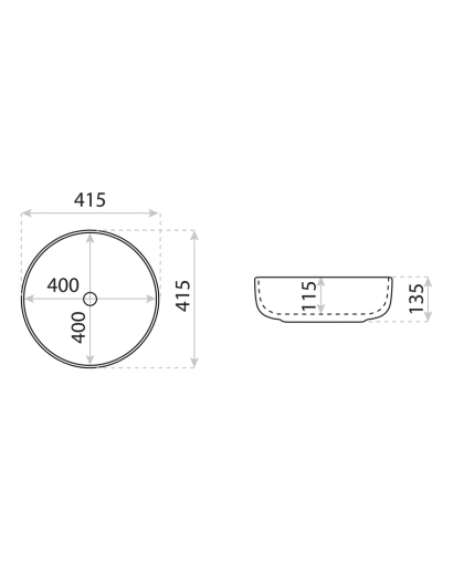 Countertop Basin Cordoba