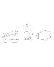 Унитаз подвесной Onil 3.0