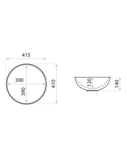 Countertop Basin Round