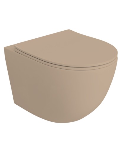 Sinto Light Khaki 3.0 Wand-WC-Becken – Vorderansicht