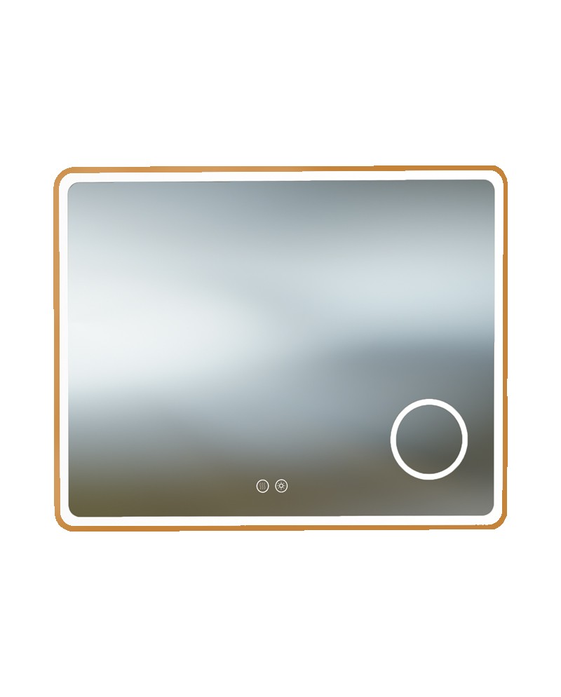 Дзеркало Glam Brushed Copper 80x60