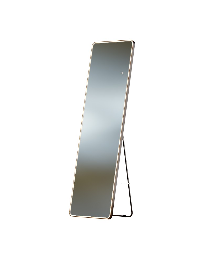 Mirror Solo Black 160x50