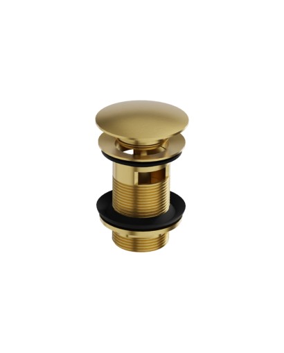 Waschbecken-Klick-Klack-Ablaufgarnitur Full Color Orion Brushed Gold