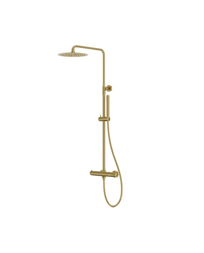 Ensemble de douche avec pluie douche Orion Brushed Gold