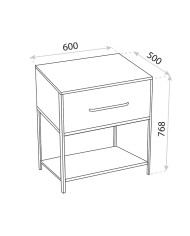 Plano 600 stojanová skriňa