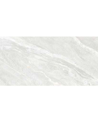 Gresie porțelanată smălțuită Caolin Bianco lappato 60x120 Gat.1
