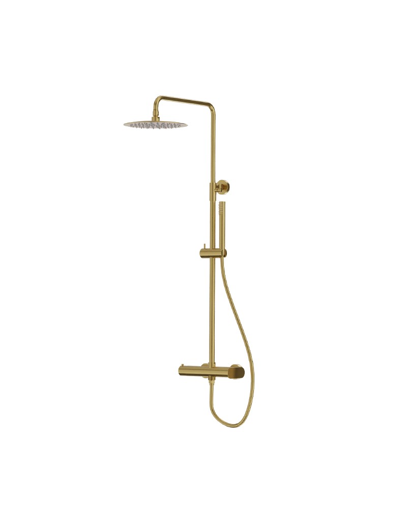 Pinnapealne dušikomplekt Spark Brushed Gold vihmadušiga