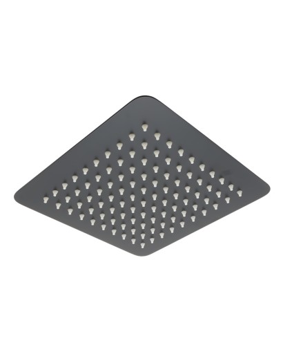 Kišni tuš za tuš set Aquila Black Matt 200x200