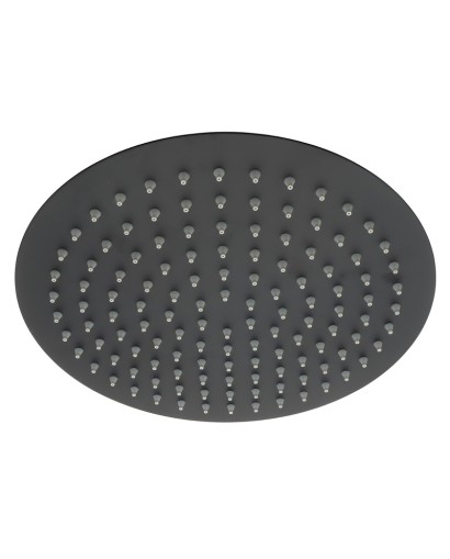 Верхній душ до душового комплекту Cetus Black Matt fi25