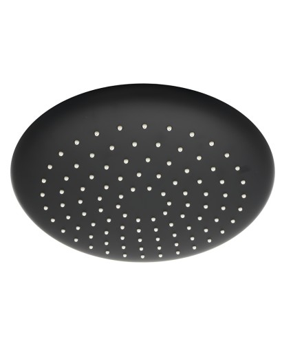 Dažďová sprcha k sprchovému setu Economic Orion Black Matt, fi25