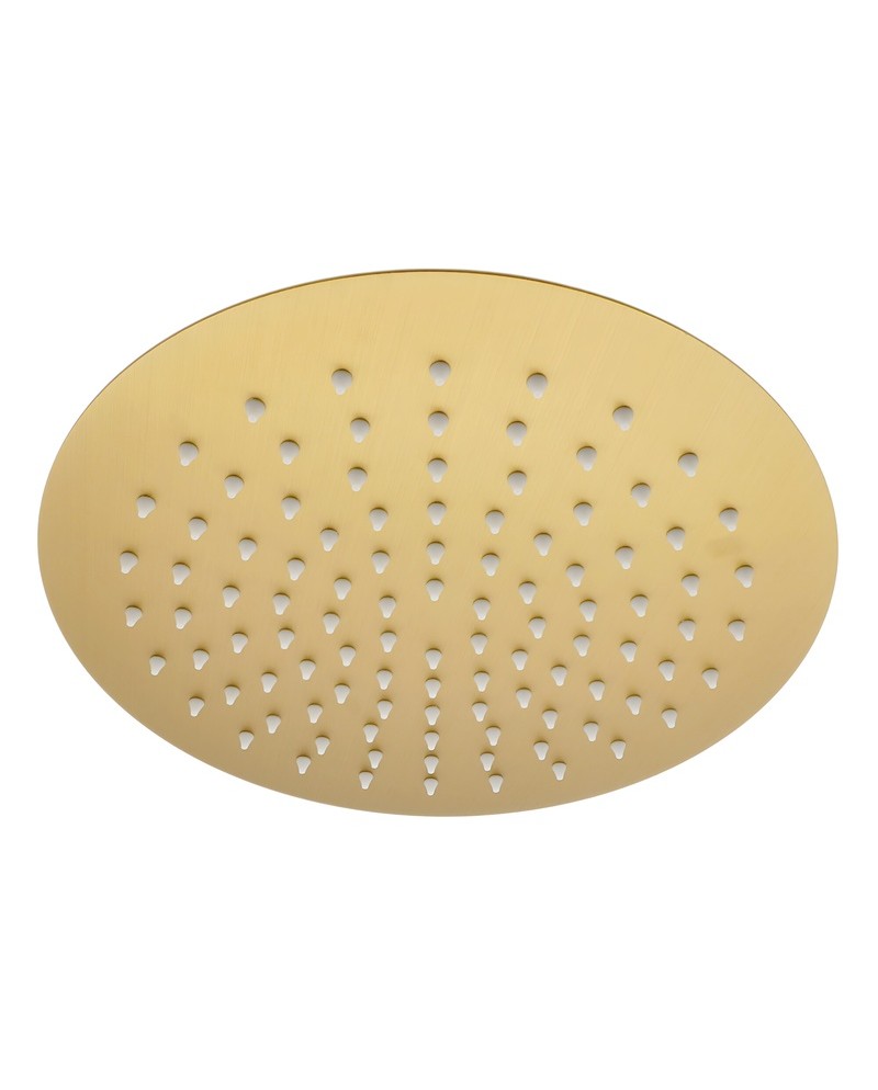 Slim Brushed Gold dešťová sprcha fi25