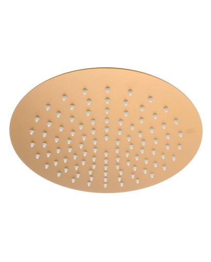 Dešťová sprcha pro sprchový set Orion Brushed Copper, fi25