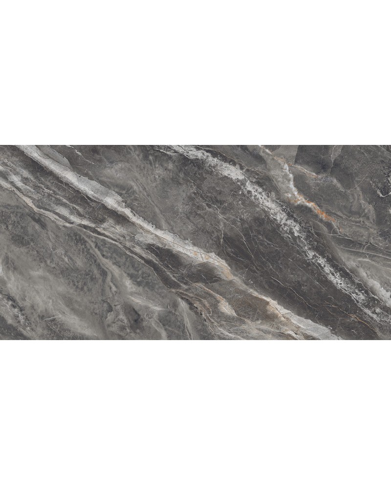Gres szkliwiony Caolin Nero lappato 60x120 Gat.1 – widok płytki