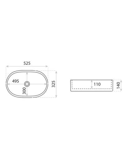 Countertop Basin Alto