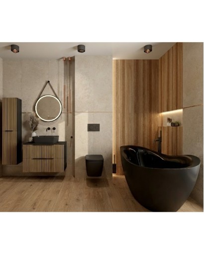 Ελεύθερη μπανιέρα Reus Black 1800 - Lavita