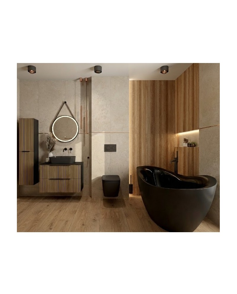 Baignoire autoportante Reus Black 1800 - Lavita