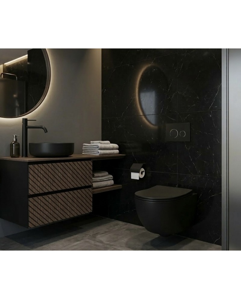 Miska wisząca Wc Brava Black 2.0 - Lavita